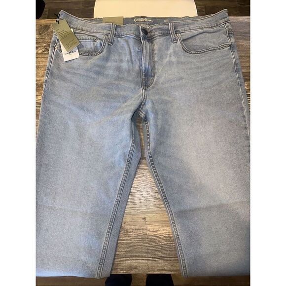 Men's Slim Fit Barrel Jeans - Goodfellow & Co. 40”x32” Total flex. NWT. - Picture 1 of 4
